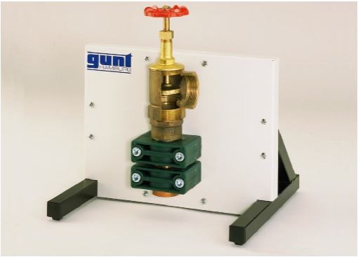 Cutaway model: corner valve