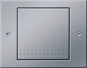 Touch switch, Gira TX_44, colour aluminium