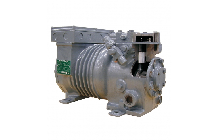 Cutaway model: semi-hermetic refrigerant compressor